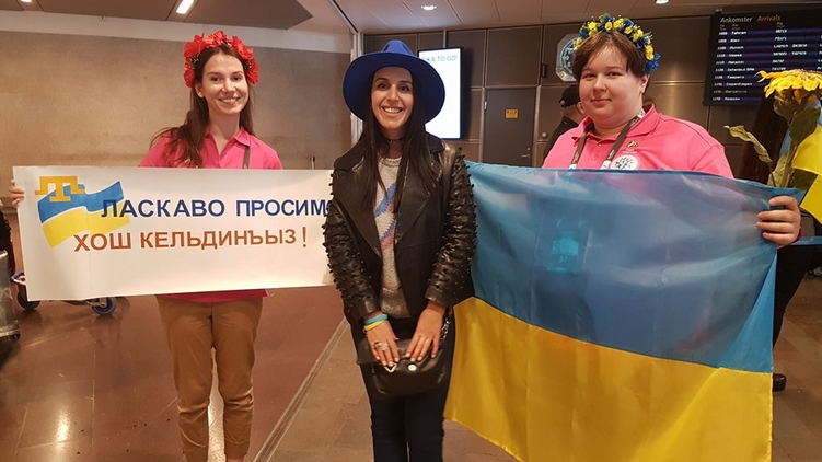 Джамала в Стокгольме уже провела первую репетицию, фото: facebook.com