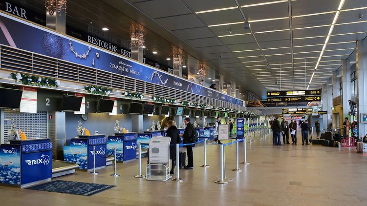 Латвия закрывает границы из-за коронавируса. Фото: Ажропорт Риги/photo.airlines-inform.ru