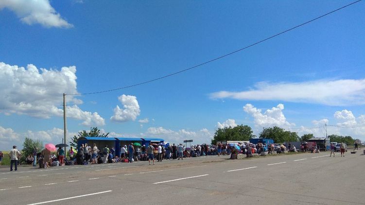 КПВВ будет пропускать граждан сегодня с 9:00 до 18:00. Фото: t.me/blokpostdonbasschanel