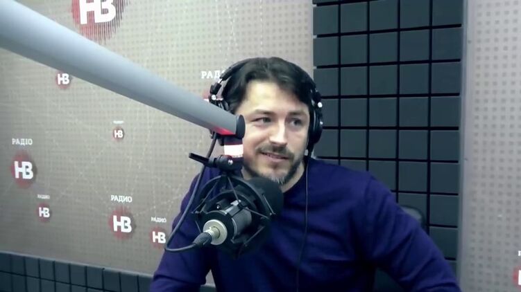Притула поддержал антисемитские высказывания мужчины, который выступал в прямом эфире радио НВ. Скриншот из видео