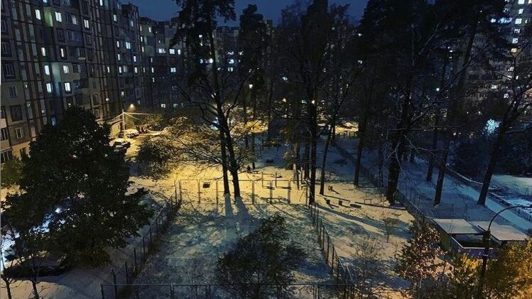 В Киеве выпал первый снег. Фото из открытых источников