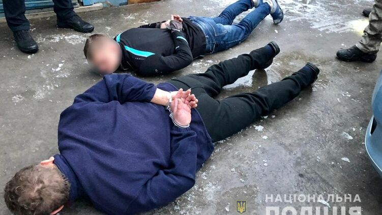 К задержанию пришлось привлекать КОРД. Фото: Нацполиция
