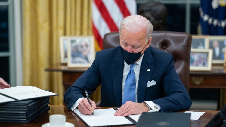 Джо Байден направил сегодня в Конгресс США уведомление. Фото: WhiteHouse