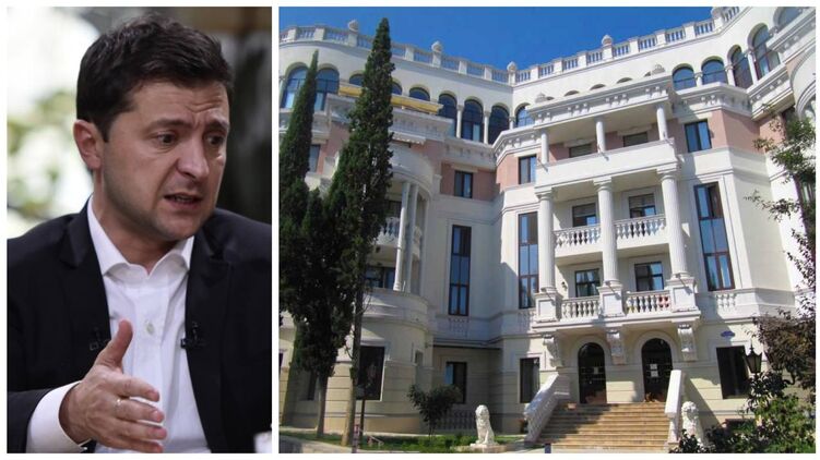 Зеленский исправно платит по квитанциям на ЮБК, фото: yalta.ugbn.ru, bazis-yalta.ru, Изым Каумбаев, "Страна"