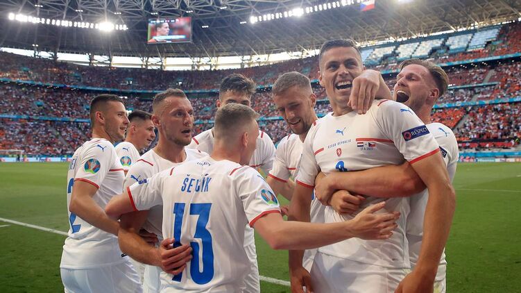 Чехия выиграла у Нидерландов в 1/8 финала Евро-2020, фото: twitter.com/euro2020