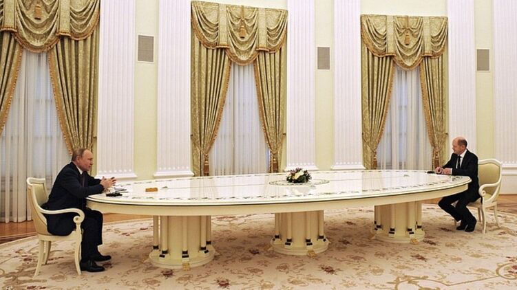 Шольц сегодня встретился с Путиным. Фото: Кремль