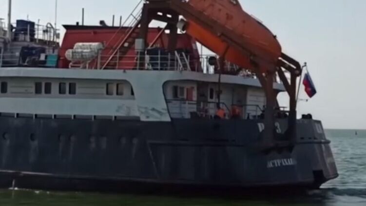 Металл украден в Мариуполе. Скриншот с видео