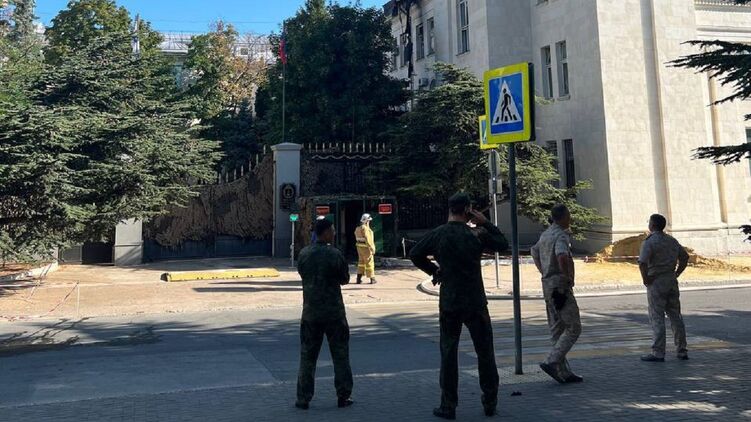 20 августа в Севастополе сбили БПЛА над штабом Черноморского флота. Архивное фото t.me/razvozhaev