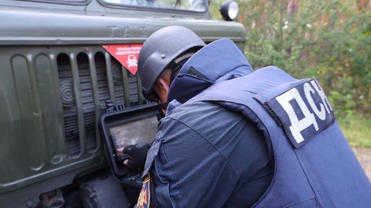 Скриншот видео ГосЧС Харьковской области