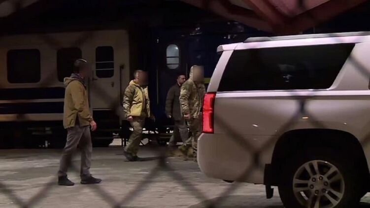 Владимир Зеленский на железнодорожном вокзале в Польше. Фото: скриншот видео