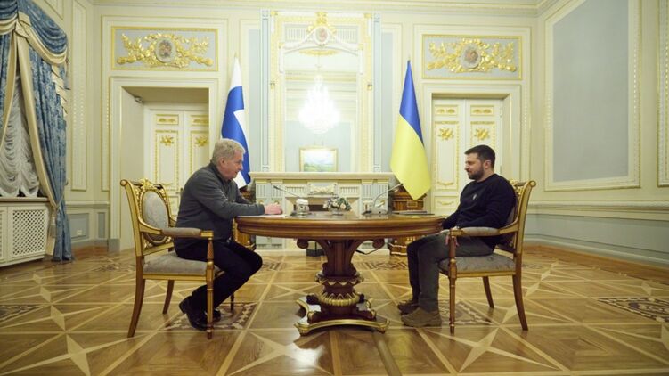 Володимир Зеленський та Саулі Ніїністе. Фото: president.gov.ua