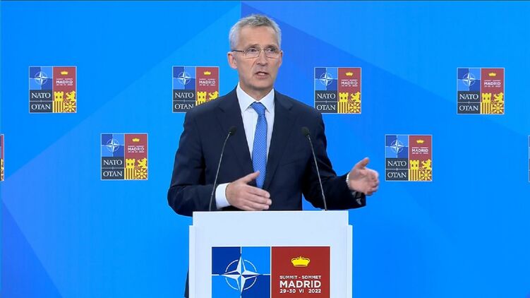 Єнс Столтенберг. Скріншот відеотрансляції nato.int