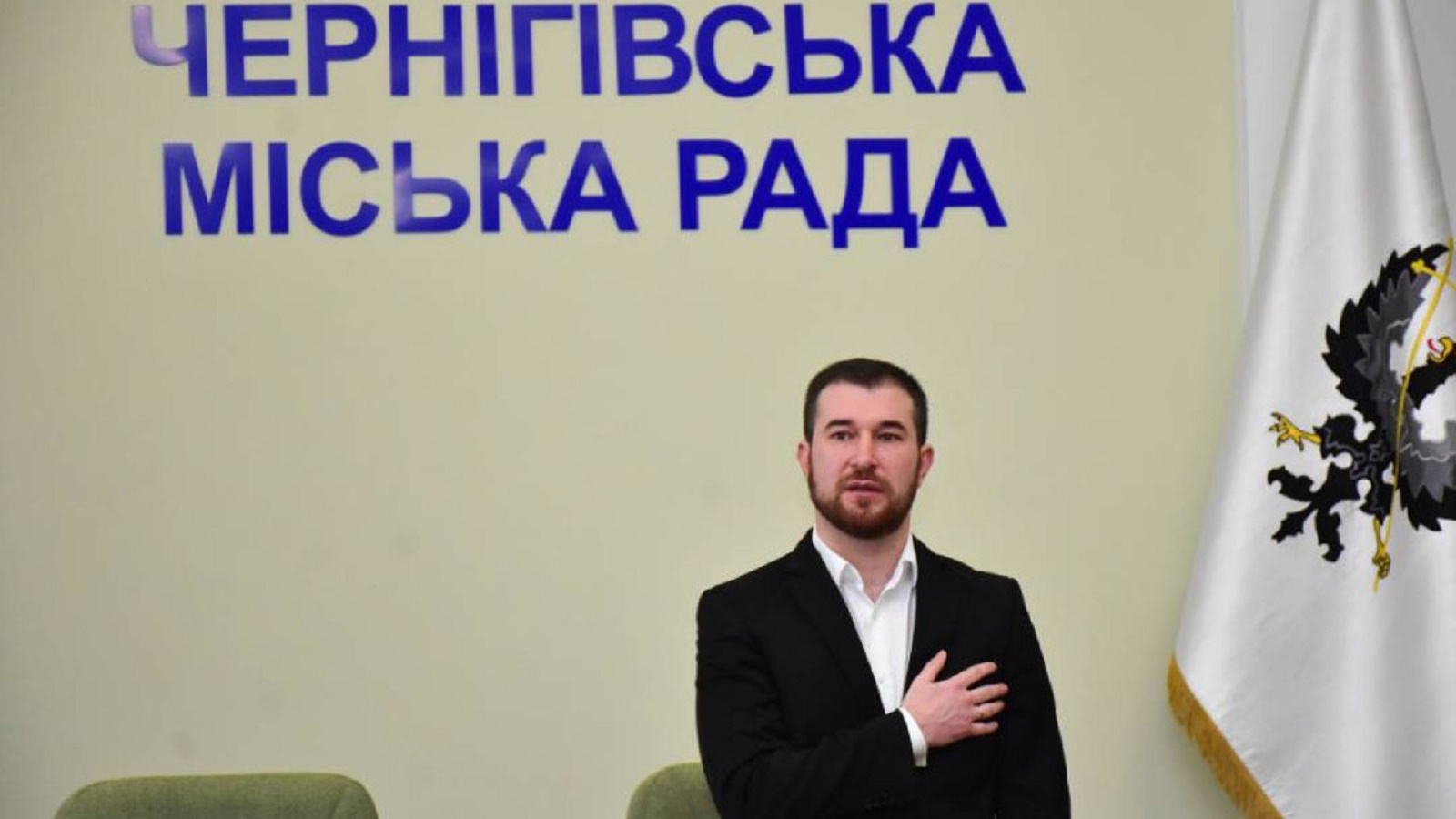 И.о. городского головы Чернигова Александр Ломако. Фото: chernigiv-rada.gov.ua