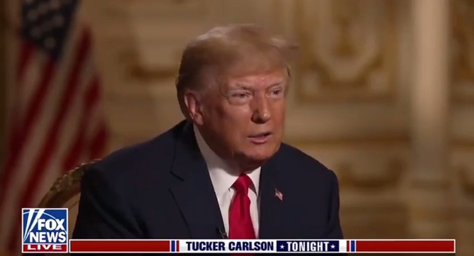 Дональд Трамп. Скриншот видео