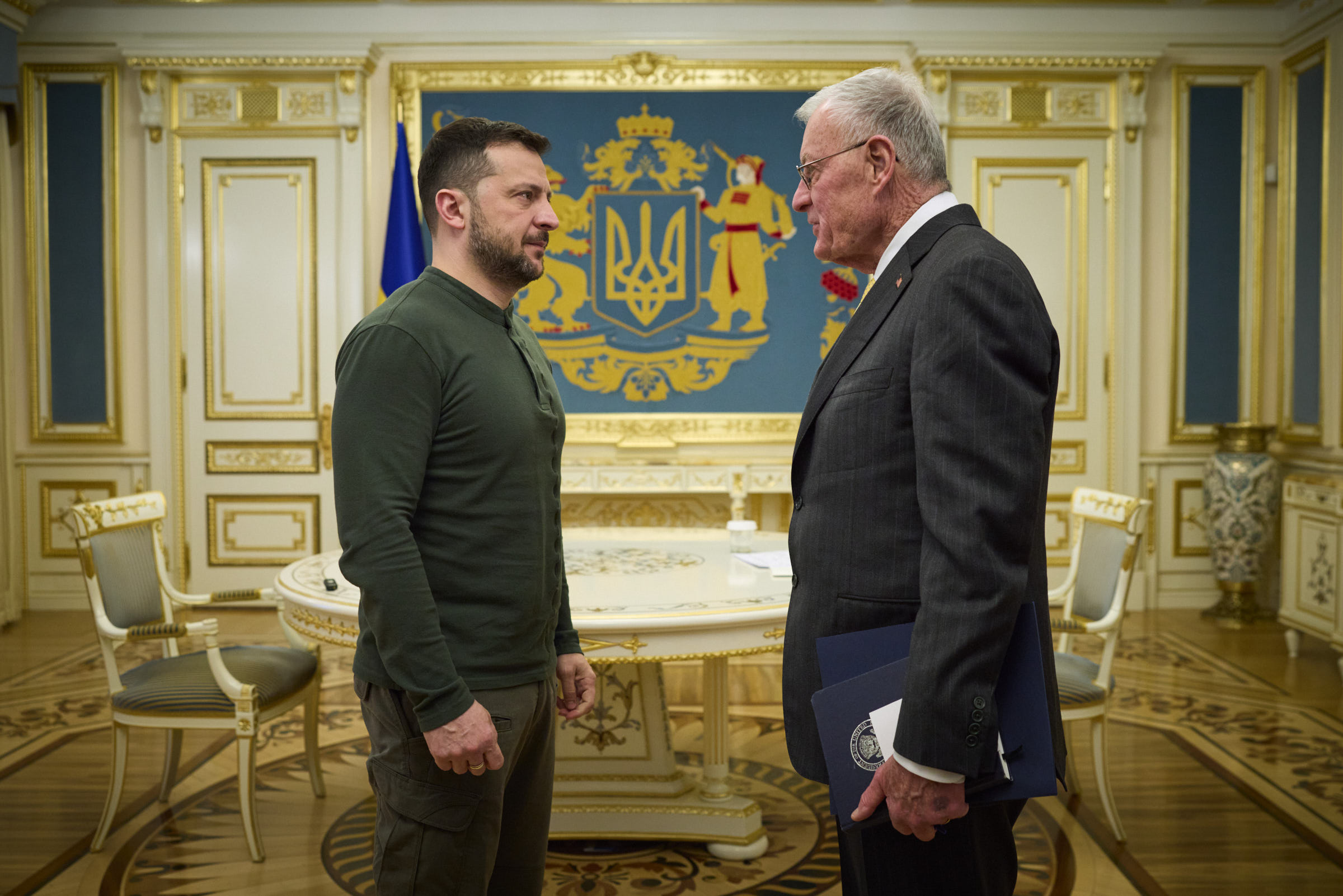 Зеленський та Келлог у Києві. Фото Офісу президента