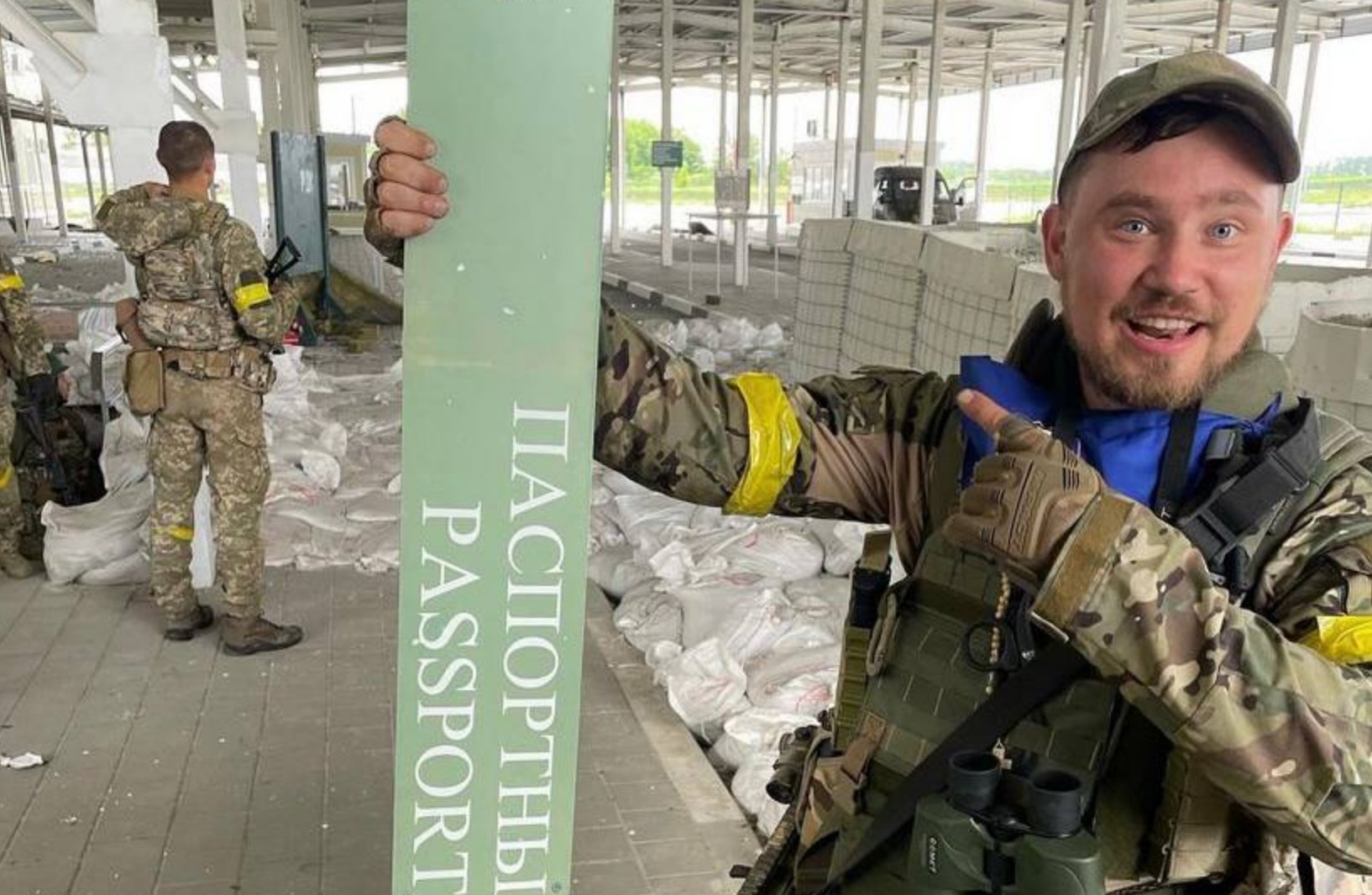 "Російські добровольці" на КПП Козинка в Білгородській області