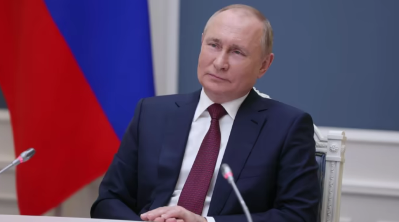 Владимир Путин. Скриншот