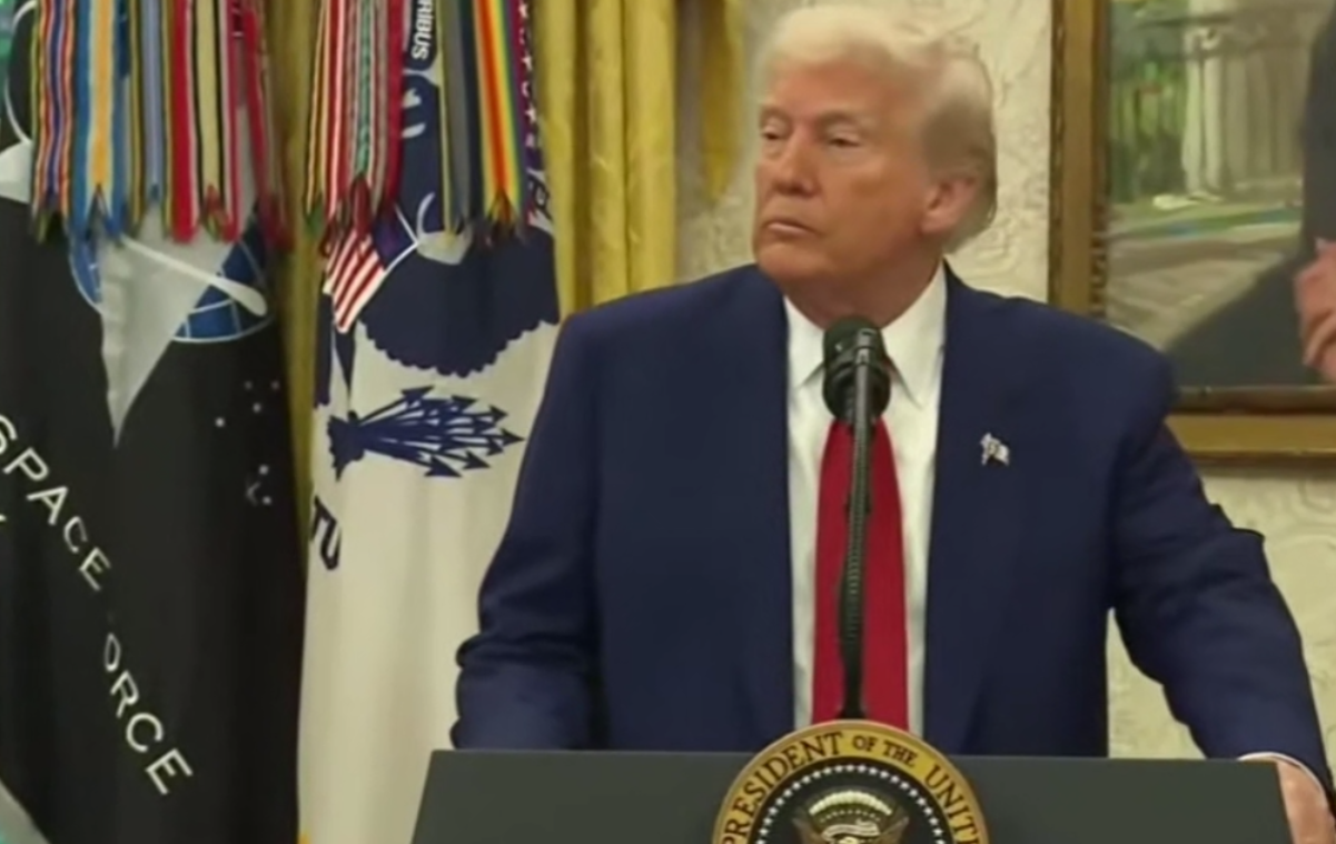 Дональд Трамп. Скриншот видео