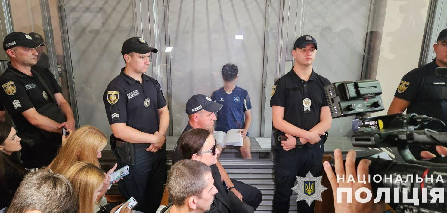 Вячеслав Зинченко в зале суда. Фото: Нацполиция