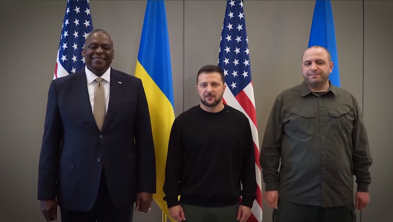 В Брюсселе началось заседание "Рамштайна". Фото: скриншот с видео 