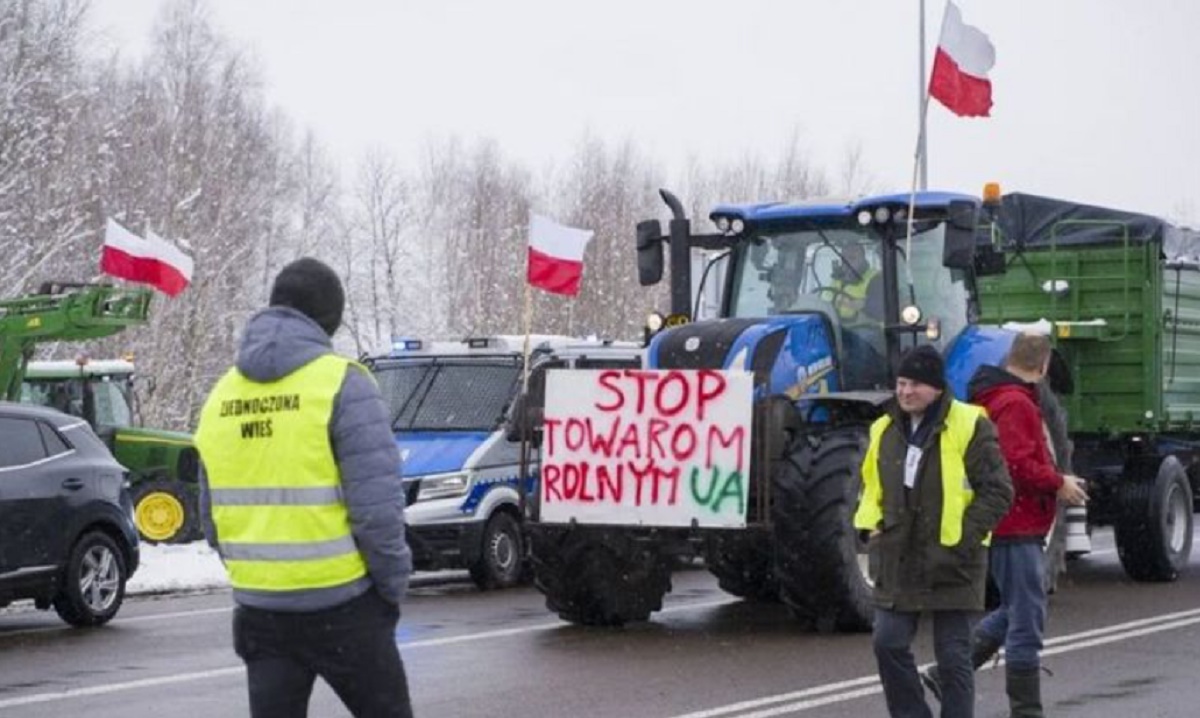 Польские фермеры начали полную блокаду украинской границы. Фото: открытые источники
