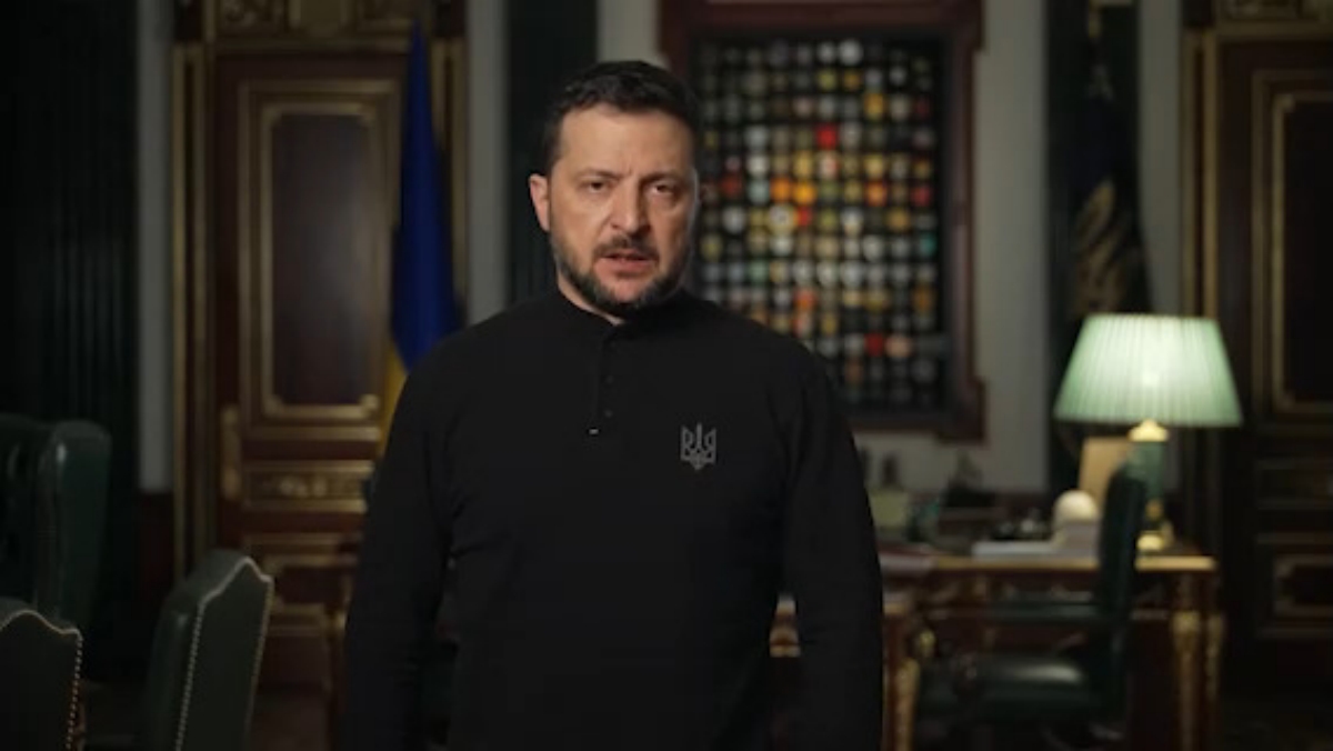 Владимир Зеленский. Скриншот видео