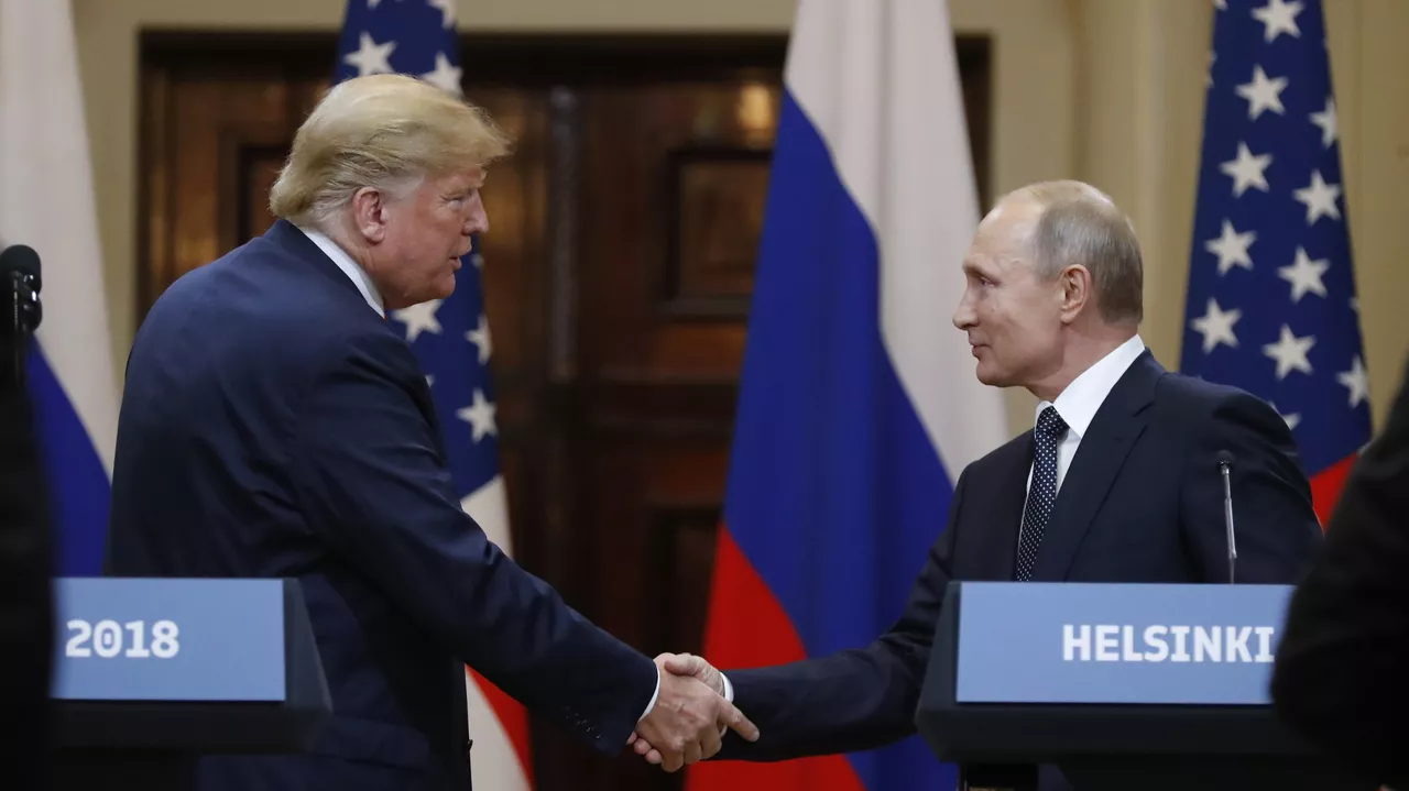 Дональд Трамп та Володимир Путін у 2018 році. Фото: Sputnik