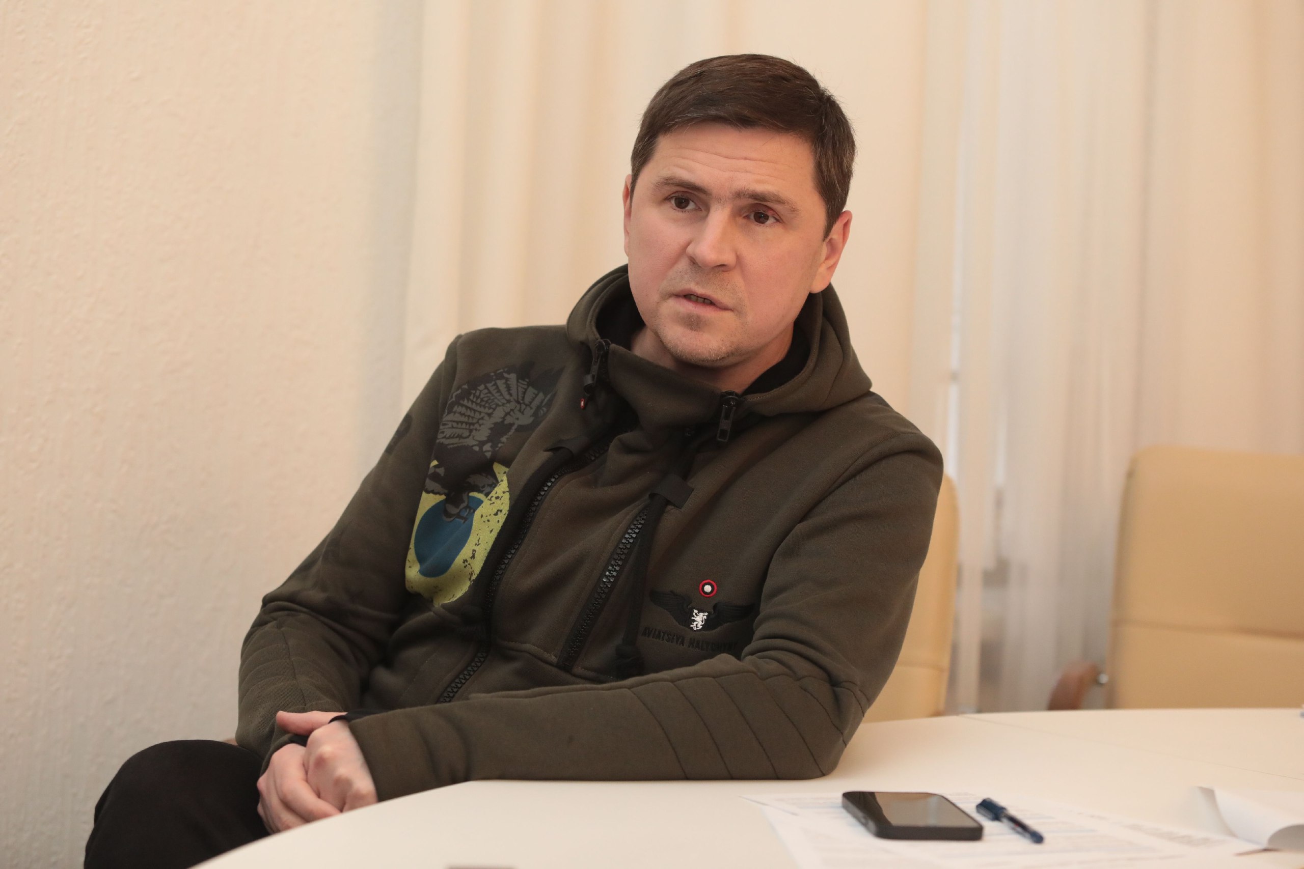 Советник главы Офиса президента Михаил Подоляк отрицает причастность Украины к теракту. Фото: Офис Президента Украины